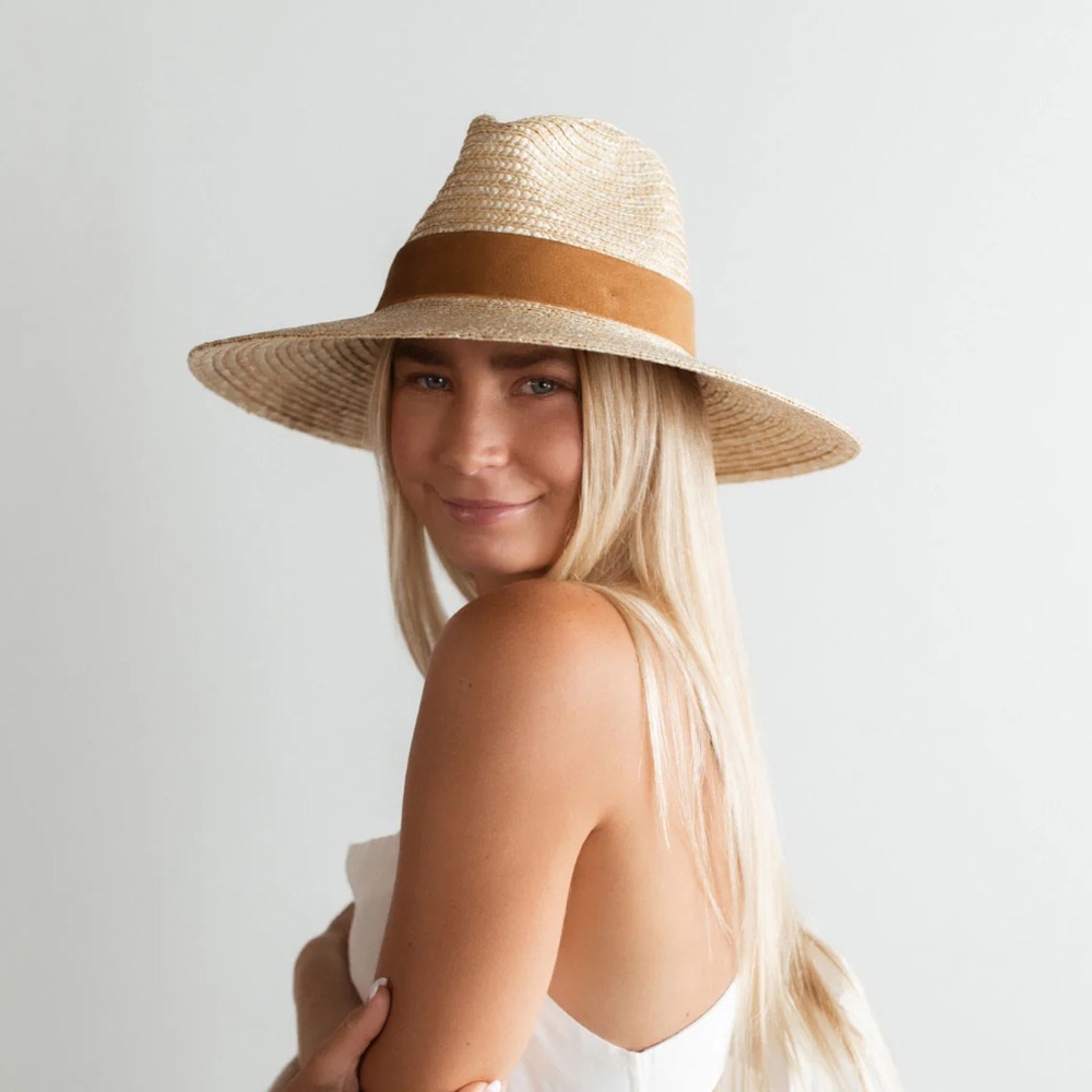 Gigi Pip Isla Straw Fedora